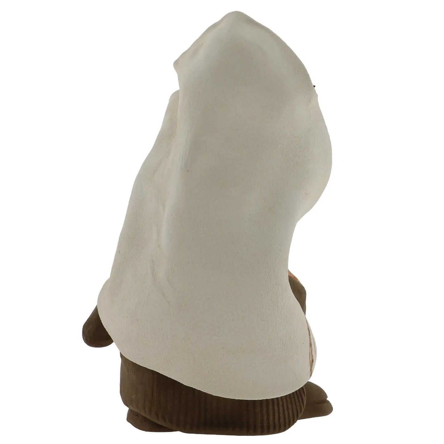 Handcrafted Ceramic figurine portraying a Jewish Rabbi Holding a Torah Scroll