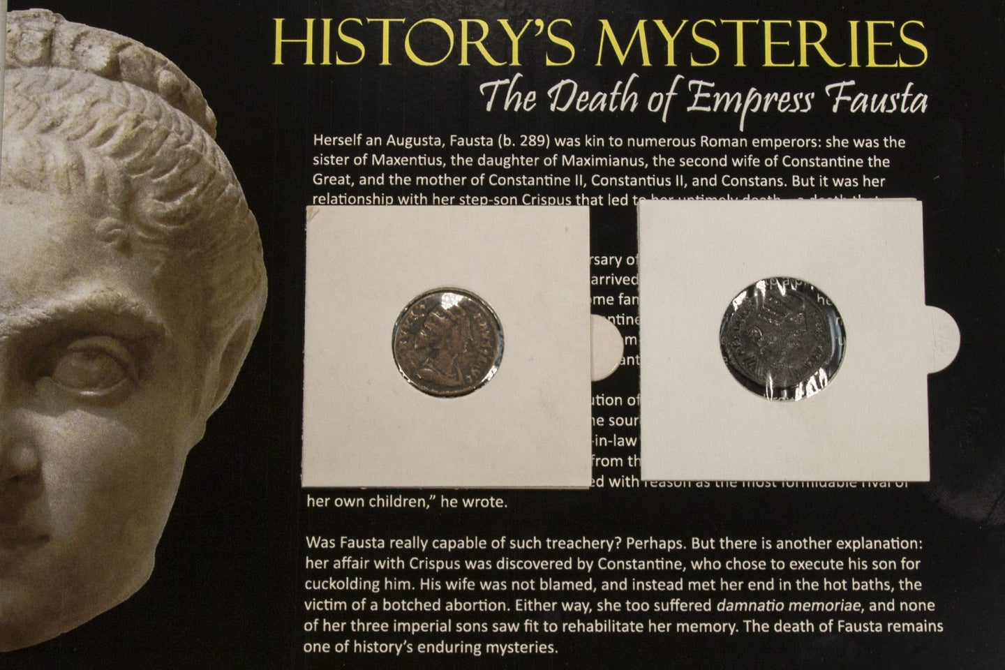 History’s Mysteries: The Death of Empress Fausta Album