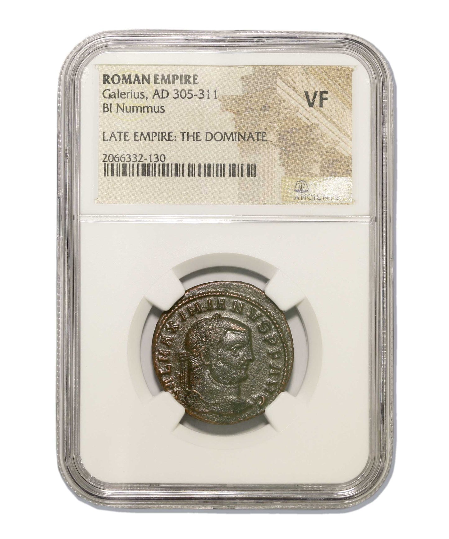 Roman AE of Galerius (AD293-311) NGC(VF)