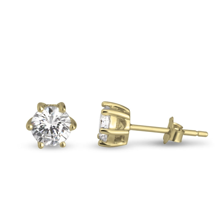 Cubic Zirconia Stud Earrings