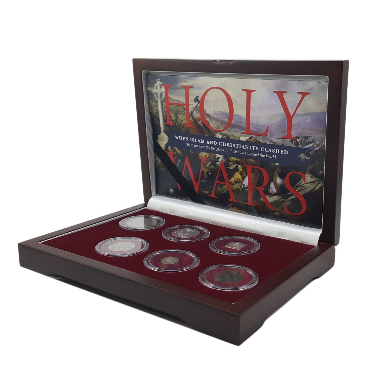 Holy Wars Box: Six Coins Highlighting Famous Battles Between Christians and Muslims