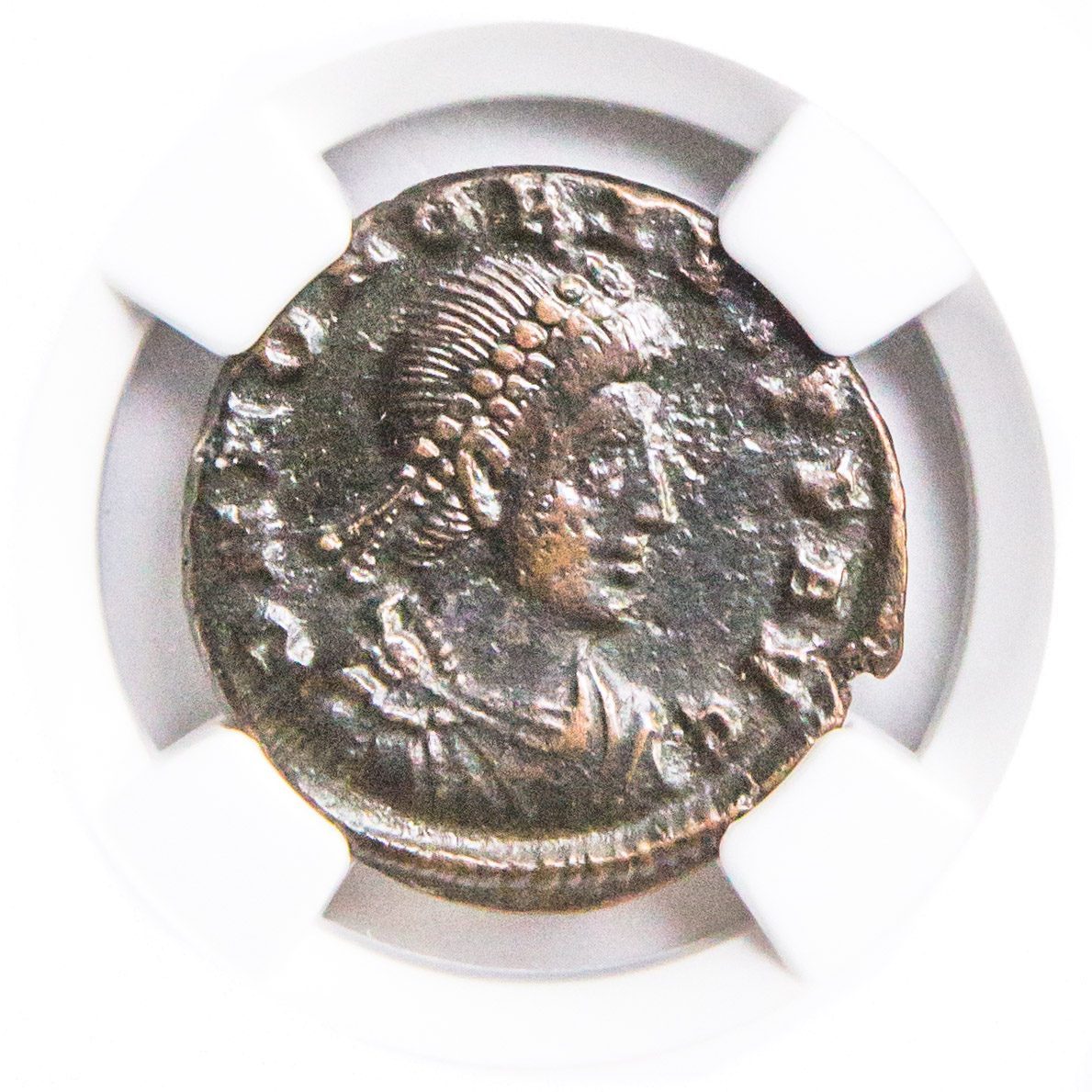 Roman AE of Honorius (AD393-423) NGC(VF)