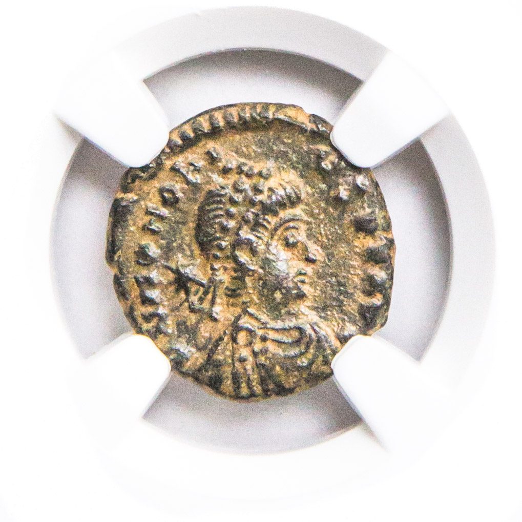 Roman AE of Honorius (AD393-423) NGC(XF)