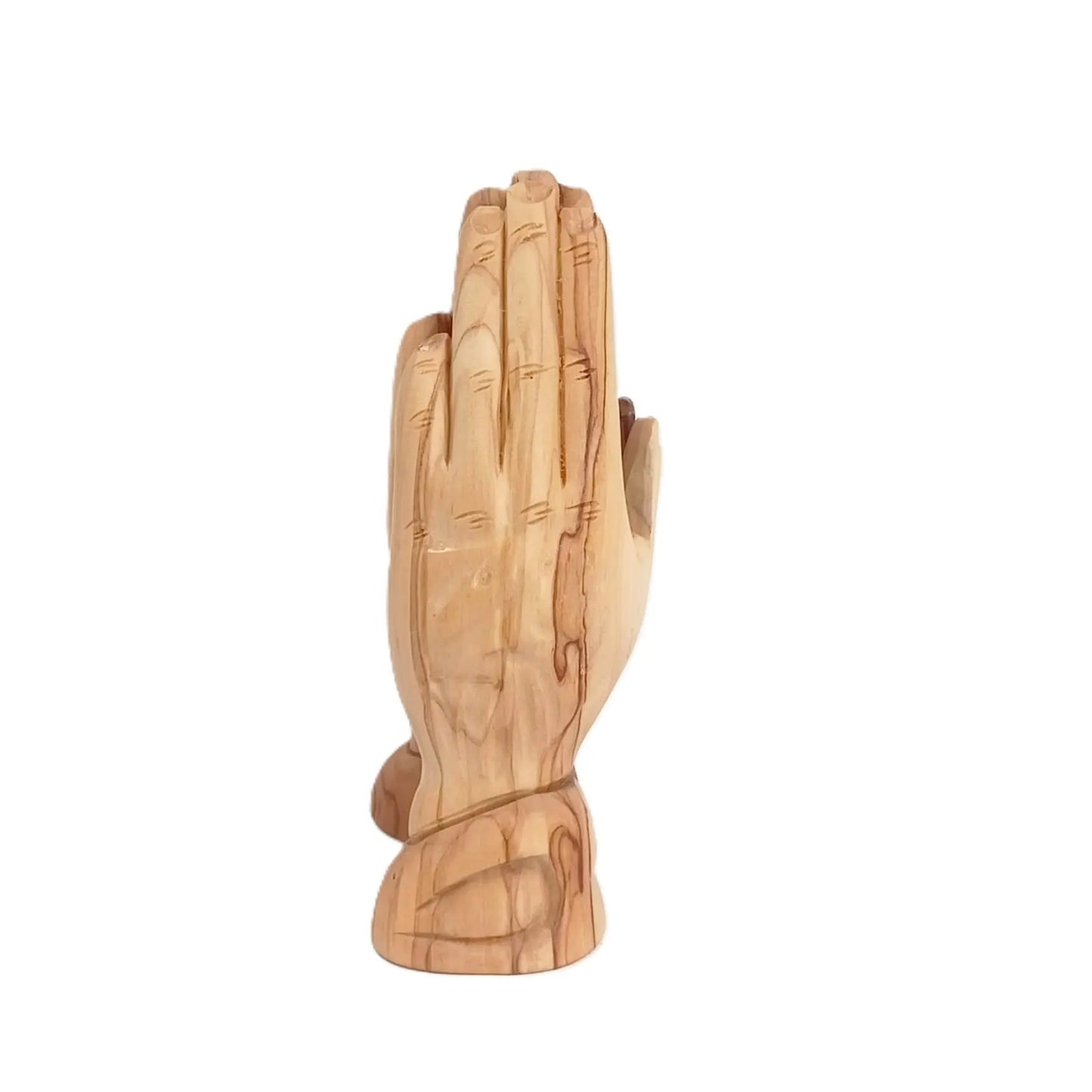 🙏 Handcrafted Olive Wood Sculpture – Praying Hands