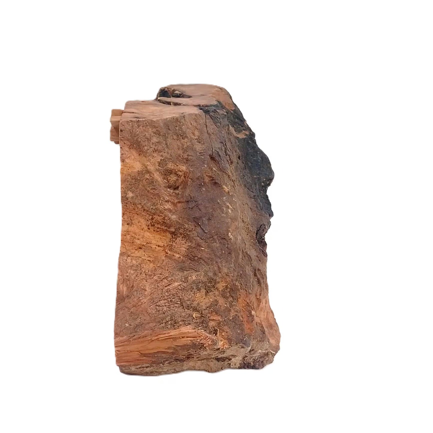 Olive Wood Nativity Scene – Hand-Carved Holy Family in Natural Cave Setting