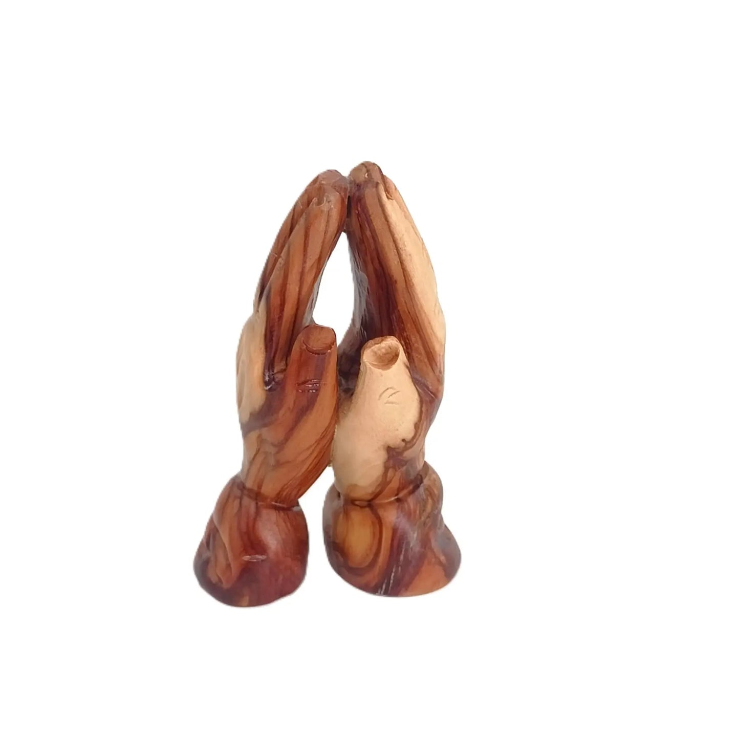 Natural Olive Wood Carved Praying Hands