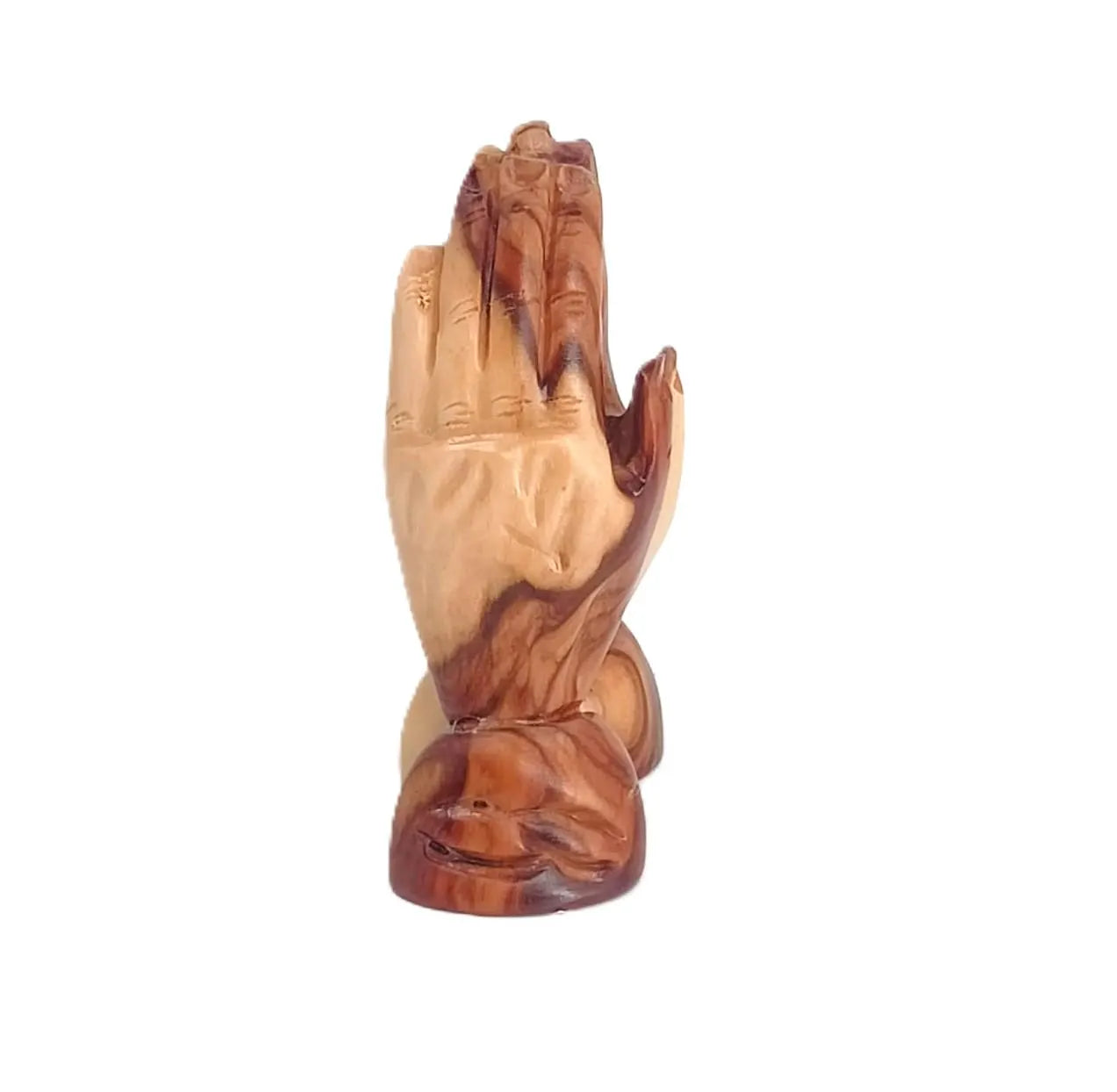 Natural Olive Wood Carved Praying Hands