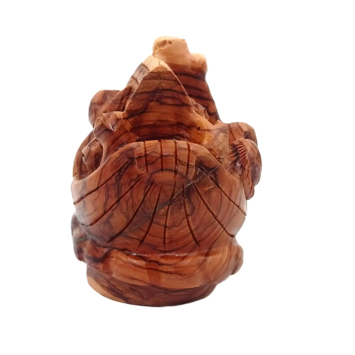 Noah's Ark Hand Carved Natural Olive Wood Sculpture ( Small)
