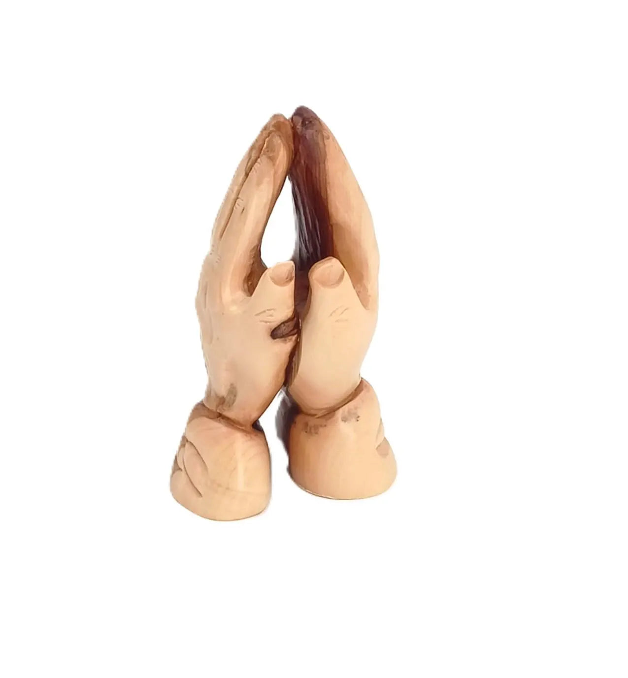 Natural Olive Wood Carved Praying Hands