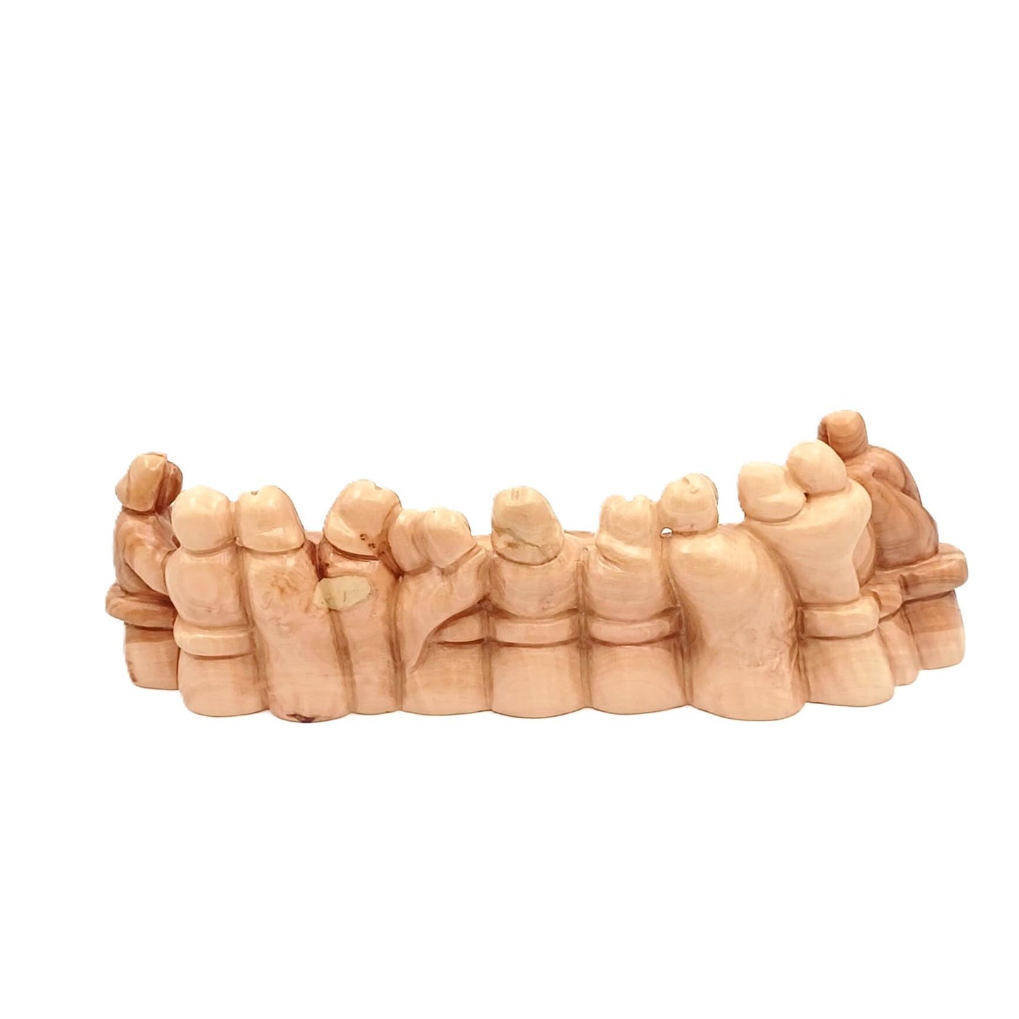 ✝️ Abstract Olive Wood Sculpture – The Last Supper