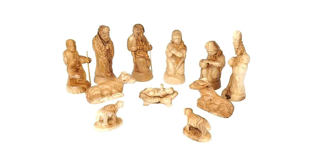 Olive Wood Nativity Set_ Persian Nativity Figurines