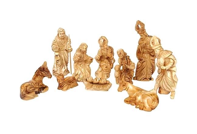 Olive Wood Nativity Set – Masterpiece Figurines Collection