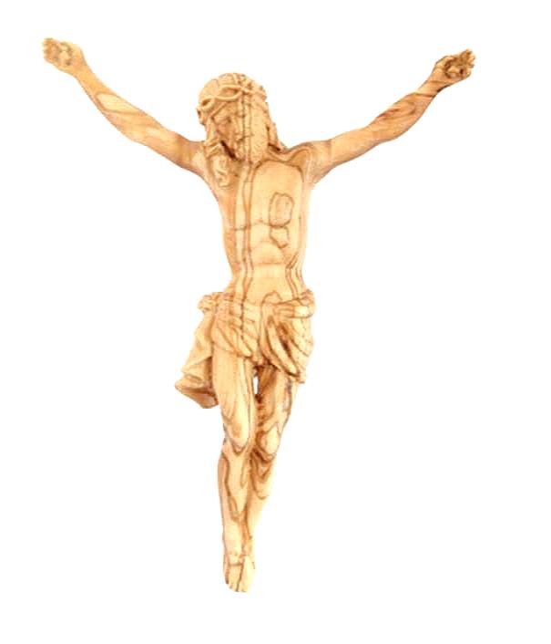 ✝️ Olive Wood Crucified Jesus – Hand-Carved Devotional Figure