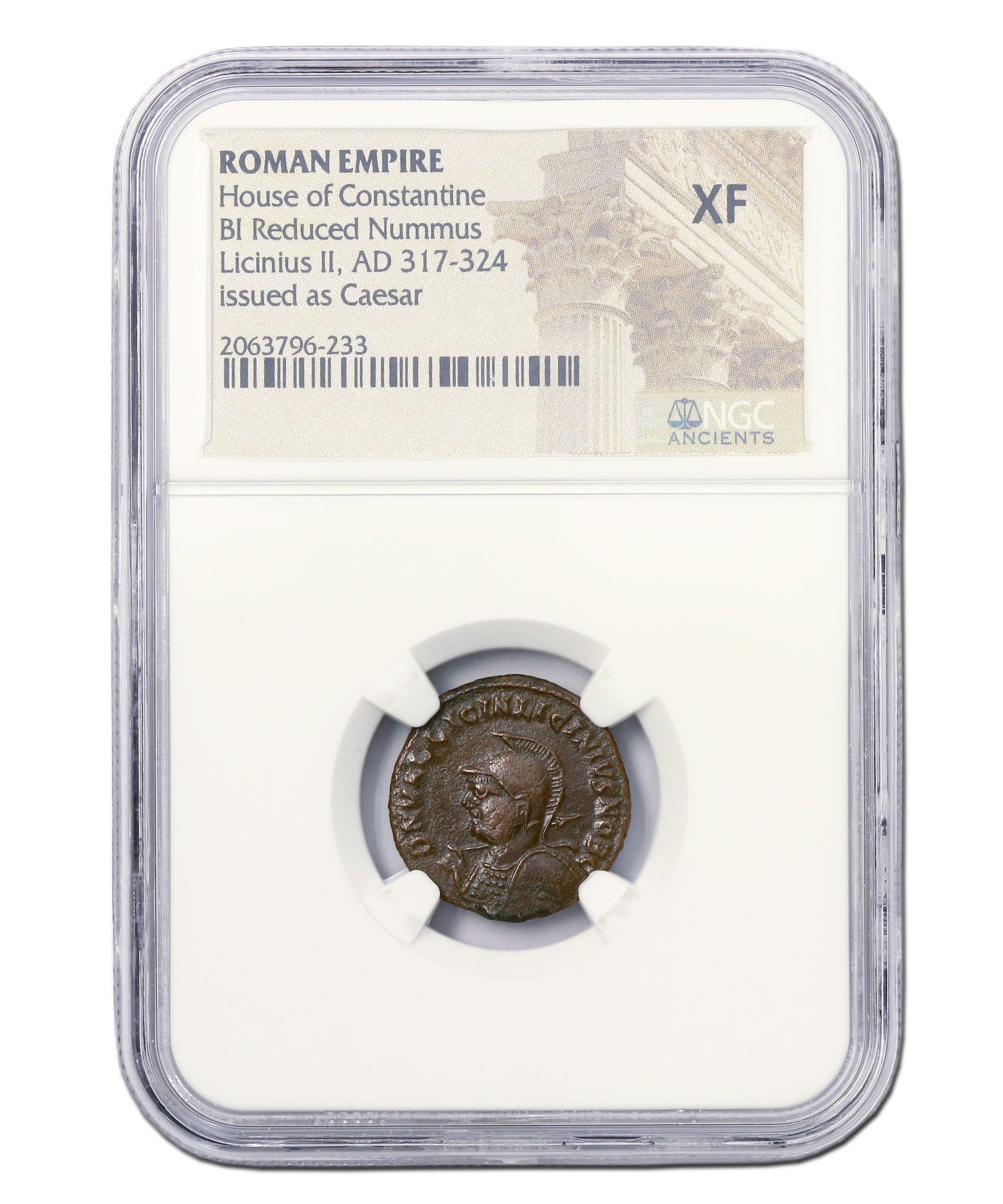 Roman AE of Licinius II (AD 317-324) NGC(XF)