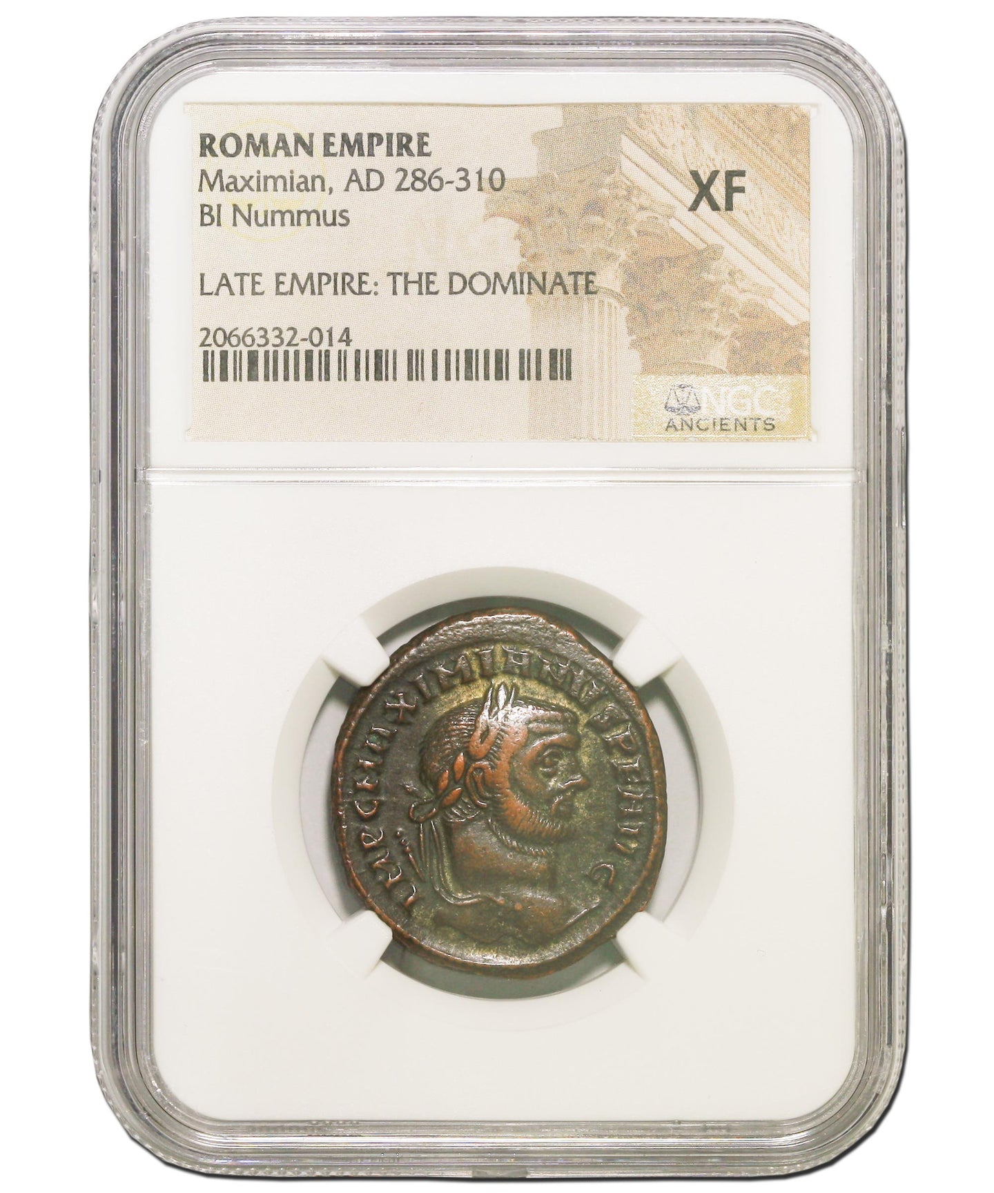 Roman AE of Maximian (AD286-310) NGC(XF)