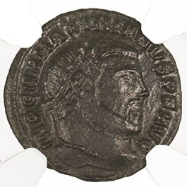 Roman AE of Maximian (AD286-310) NGC(XF)