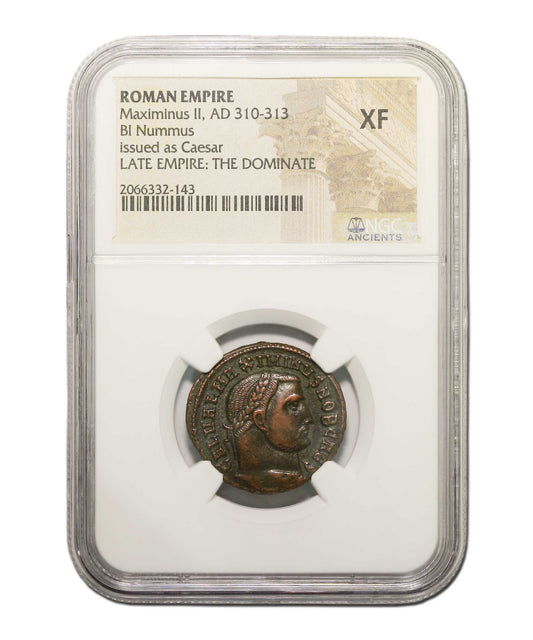 Roman AE of Maximinus II (AD311-313) NGC(XF)