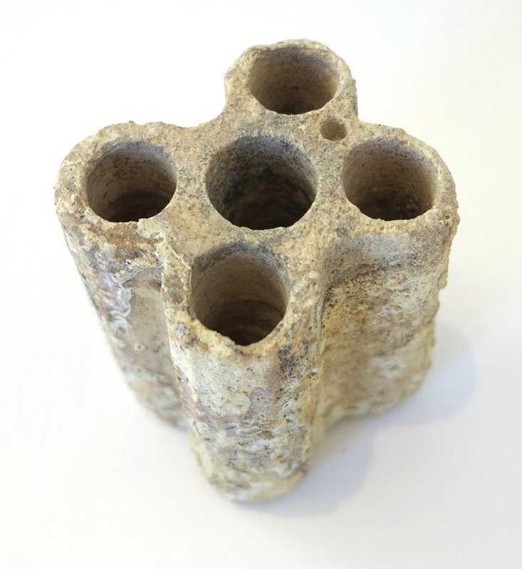Egyptian Limestone Quintuple Kohl Tube
