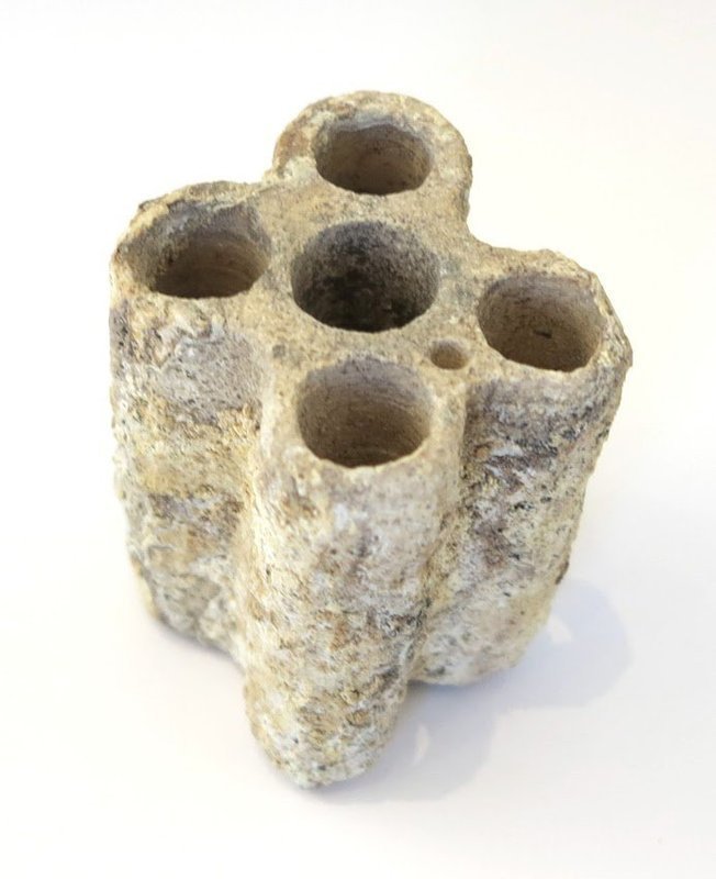 Egyptian Limestone Quintuple Kohl Tube