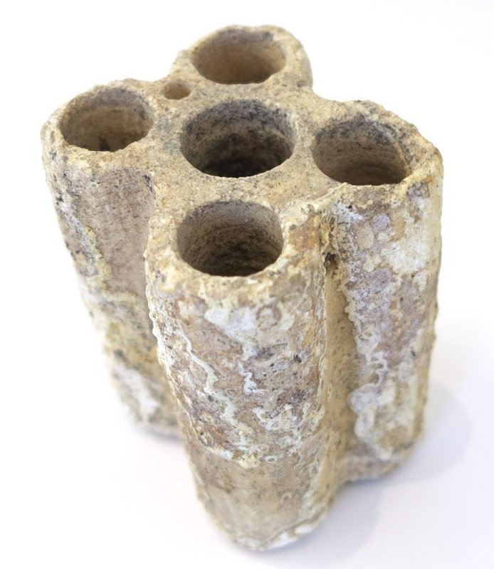 Egyptian Limestone Quintuple Kohl Tube