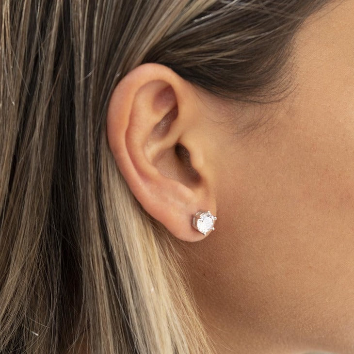 Cubic Zirconia Stud Earrings