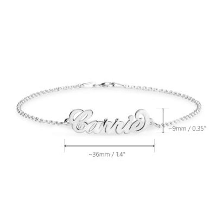 Carrie Style Name Bracelet