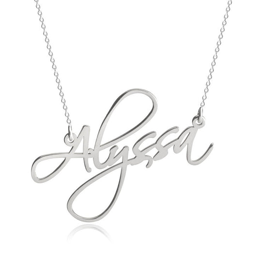 Script Name Necklace