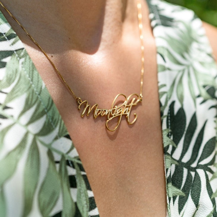 Script Name Necklace