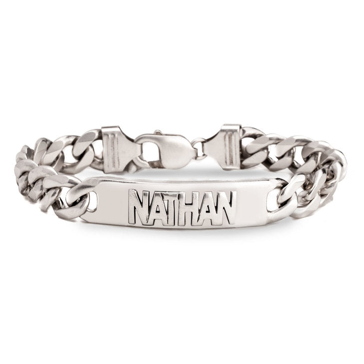 Engraved Men's ID Bracelet