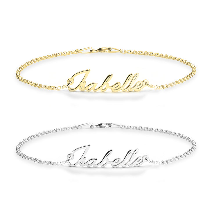 Custom Dainty Name Bracelet