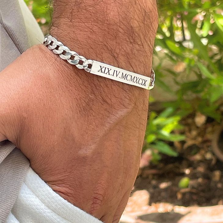 Custom Bar ID Bracelet