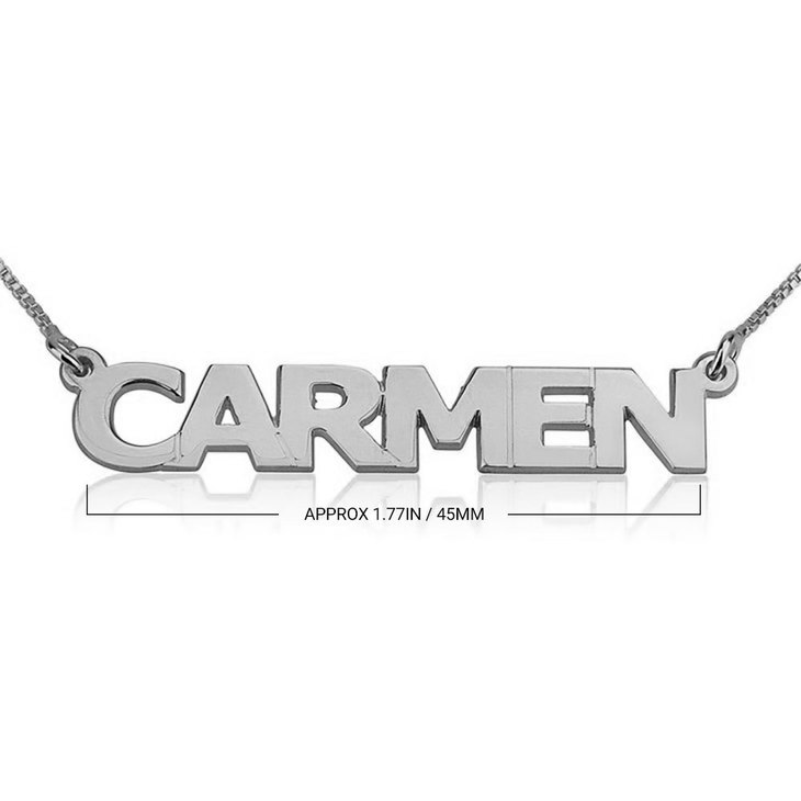 Capital Letters Name Necklace