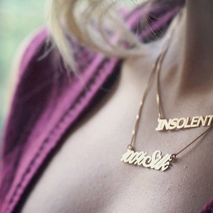 Capital Letters Name Necklace