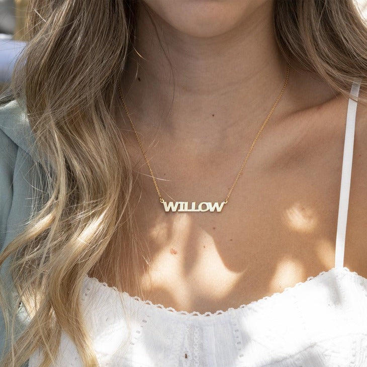 Capital Letters Name Necklace