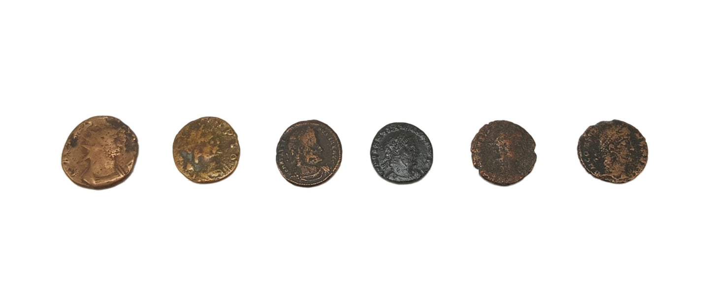 Rise of Christianity in Ancient Rome: 12 Bronze Coins