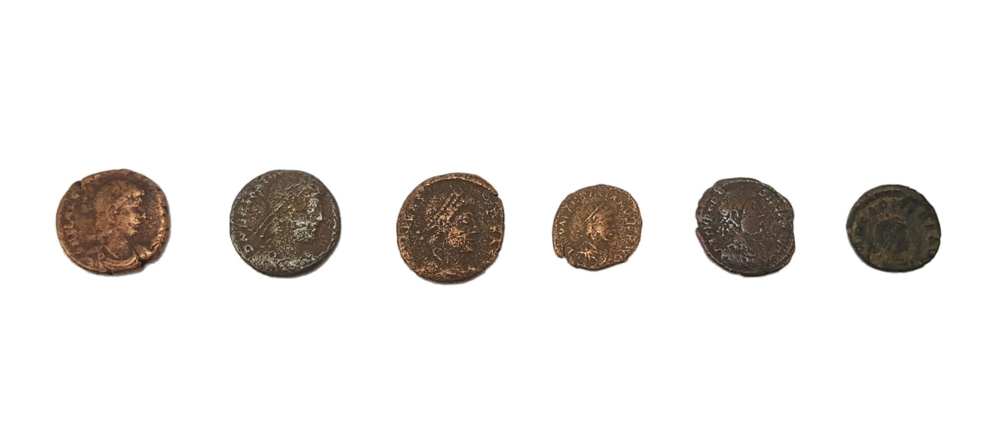 Rise of Christianity in Ancient Rome: 12 Bronze Coins