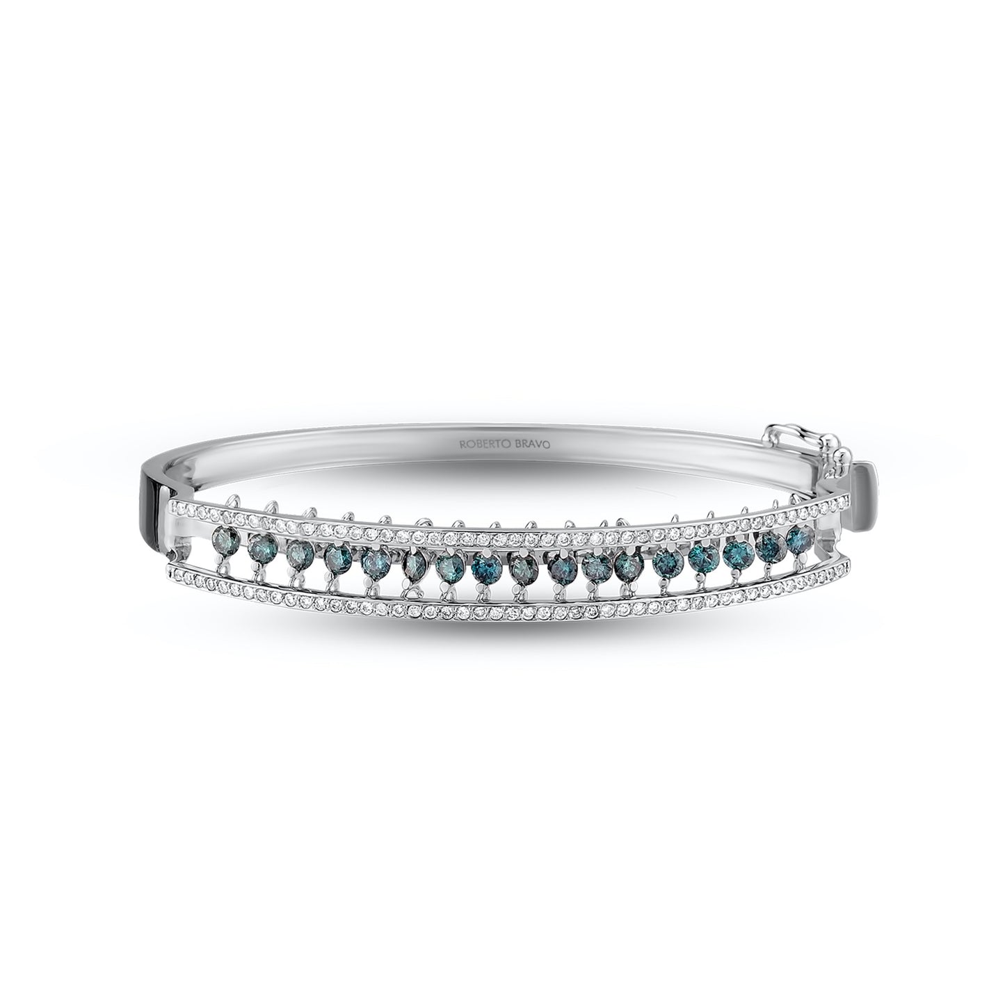 18K White Gold and Diamonds Salsa Bracelets