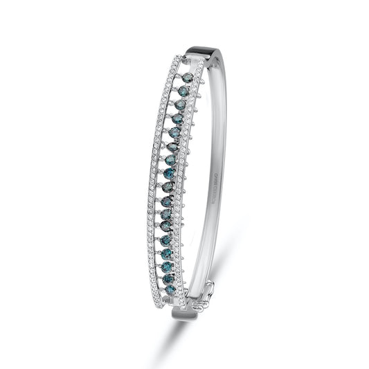 18K White Gold and Diamonds Salsa Bracelets