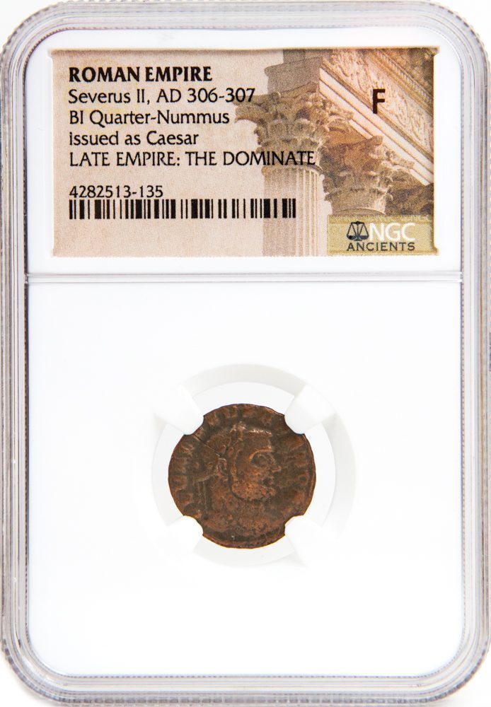 Roman AE of Severus II (306-307) NGC(F)