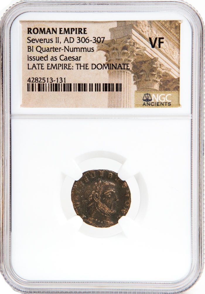 Roman AE of Severus II (306-307) NGC(VF)