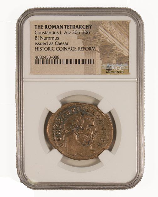 The Roman Tetrarchy: A Collection of Four NGC-Slabbed Coins (Four-Coin Box)