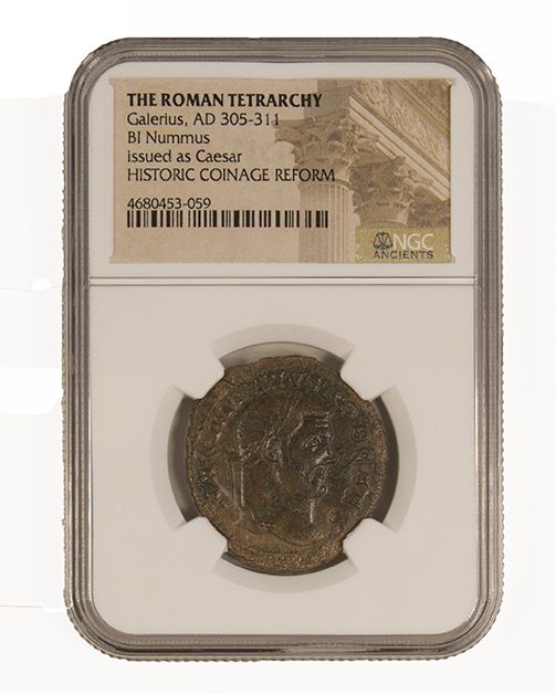 The Roman Tetrarchy: A Collection of Four NGC-Slabbed Coins (Four-Coin Box)