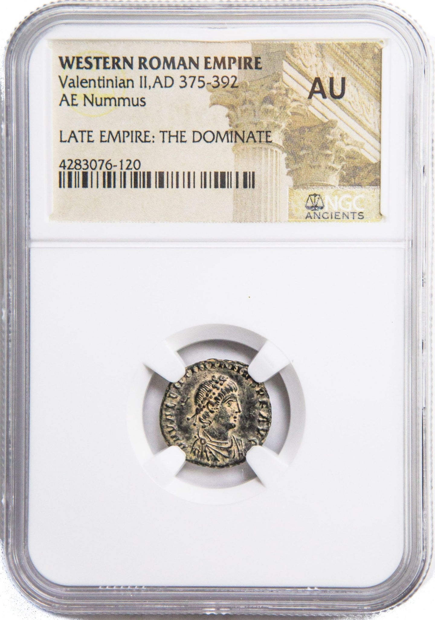 Roman AE3 of Valentinian II (AD375-392)NGC(AU)