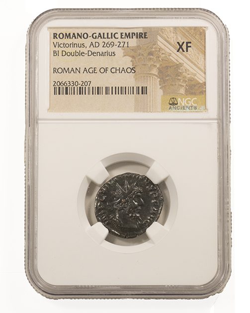 Roman AE of Victorinus (AD 269-271) NCG(XF)